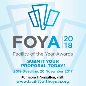 Apply for a 2018 Facility of the Year Award (FOYA)!